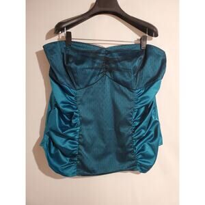 Vtg Torrid Satin Lace Sleeveless Top Plus Size 2X Y2K Sexy Going Out Whimsigoth